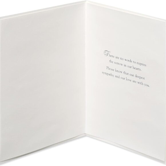 Papyrus Sympathy Card | Deepest Sympathy & Love - Picture 3 of 5